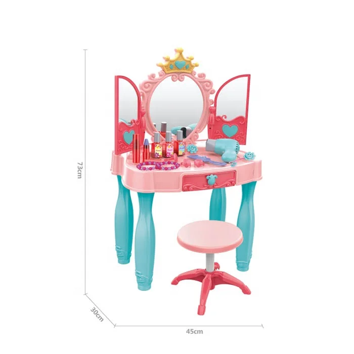 new products infrared dressing table make up toys for girls with lights music