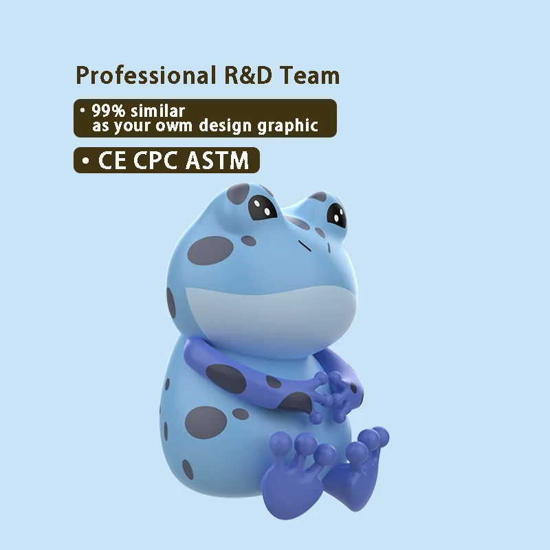 Factory frog toy custom cute soft stuffed plush animal baby toy custom plush toy special gift Frog Prince for kids