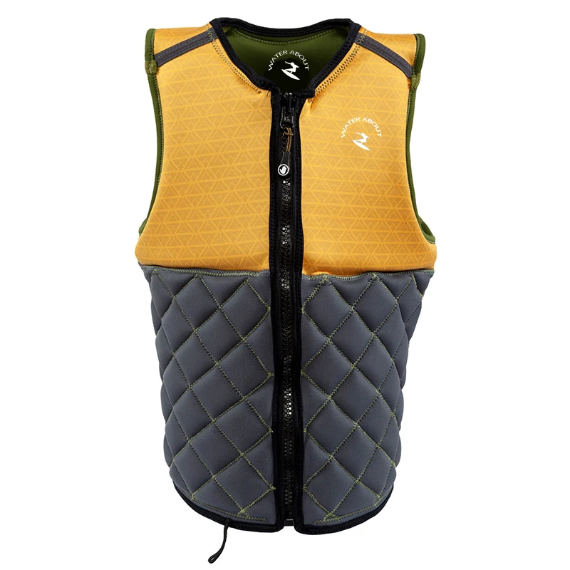 Manufacturers custom made logo orange life vest jackets pfd 150N high buoyancy marine price-life-jacket for kayaking swimming