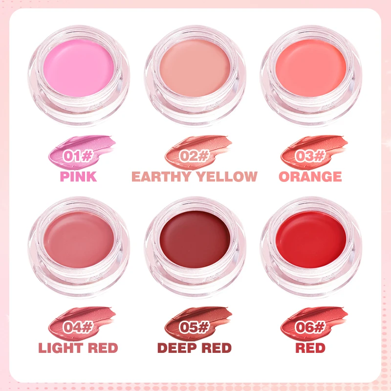 Custom Logo Long Lasting Waterproof Velvet Mousse Blusher Mud High Pigmented Natural Moisturizing Cream Blush