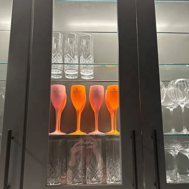 OEM Custom LOGO Party Wedding White Pink Yellow Polycarbonate PS Acrylic Plastic Champagne Wine Glass Glasses Flutes Goblet Cups