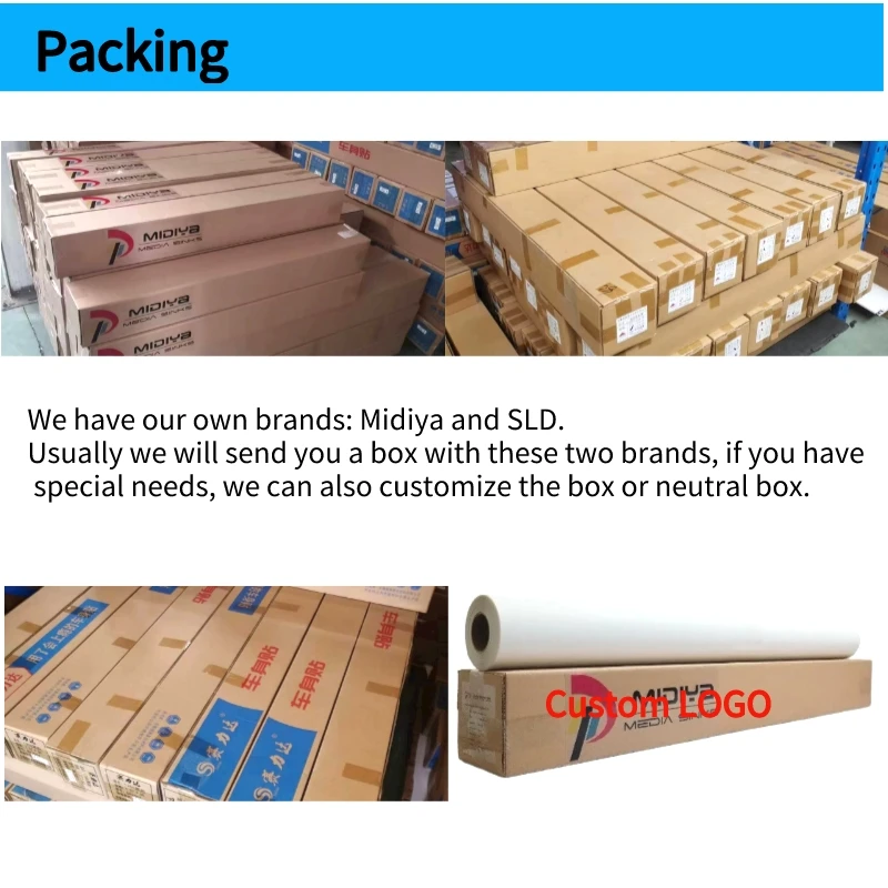 Waterproof Eco-Solvent Matte Synthetic Paper Poster Material Gray Back PVC PP Paper for Posters and Advertisements