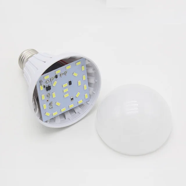5w 7w 9w 12w 15w Resistance capacitance emergency led smartcharge light bulb intelligent led emergency bulb rechargeable bulb