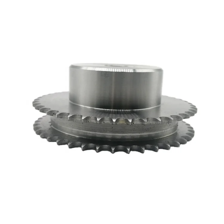 OEM ODM China manufacturer silent pinion double chain sprocket for construction works
