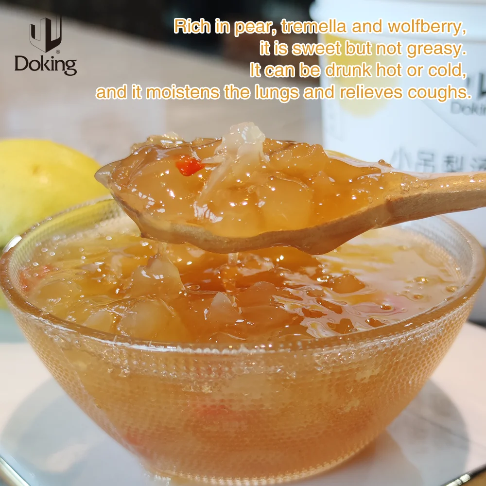 Doking Jam Factory продает сырье для пузырчатого чая десерт молочный чай белый грибной суп джем