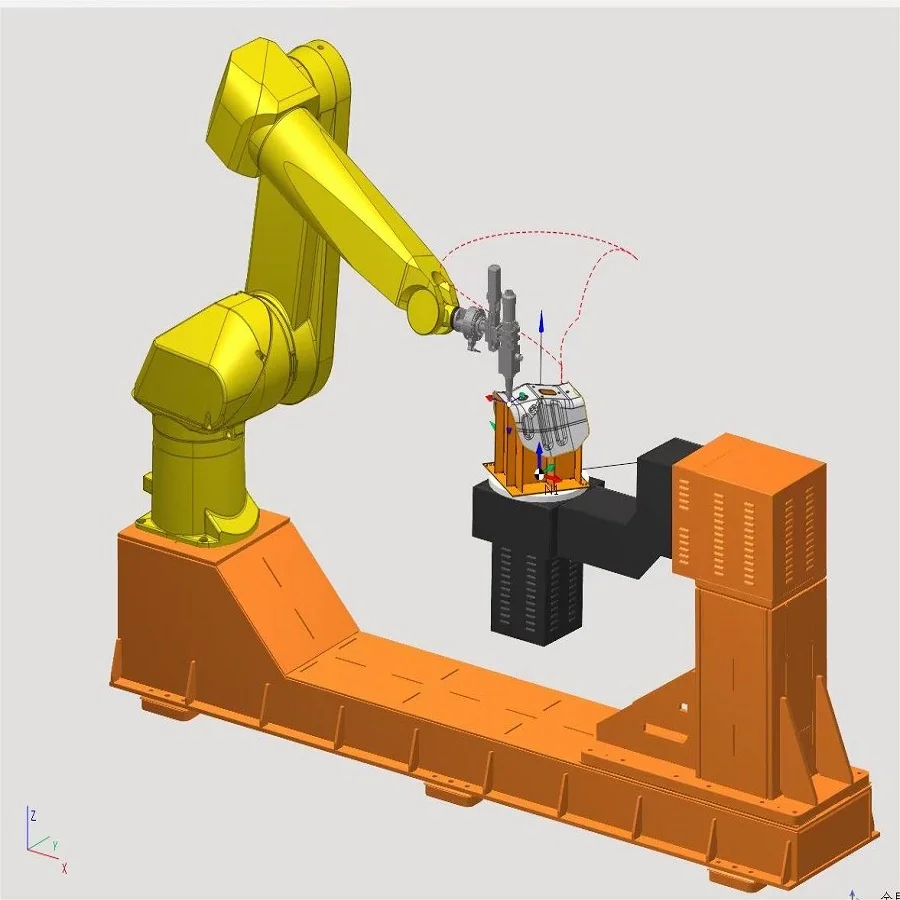 Low Cost Automatic Robot Arm 6-axis Multi-joint Robot Collaborative Industrial Robot  For Laser Welding Cutting Moving