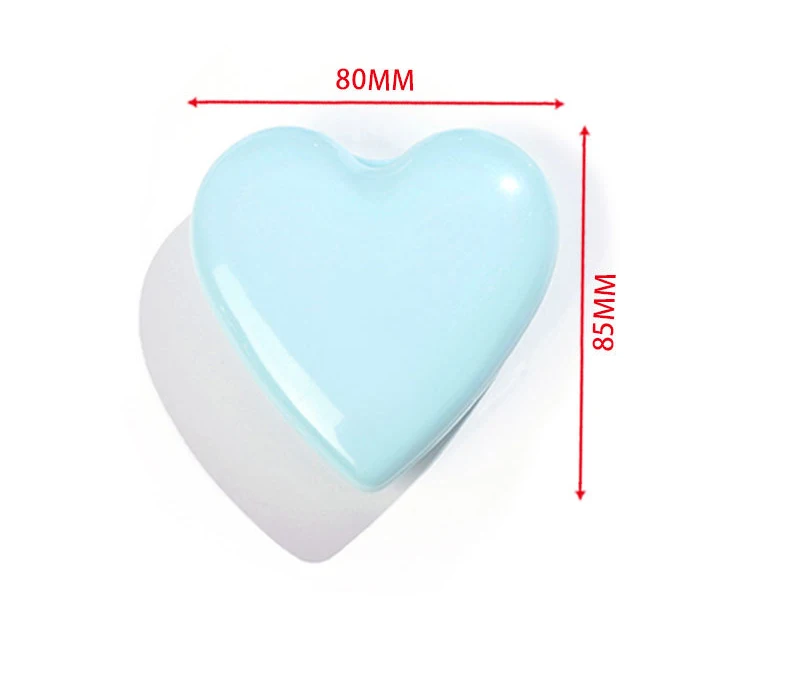 Heart Shape Mini Hair Brush Travel Folding Hairbrush Mini Compact Massage Comb Small Portable Pocket Hair Brush with Mirror