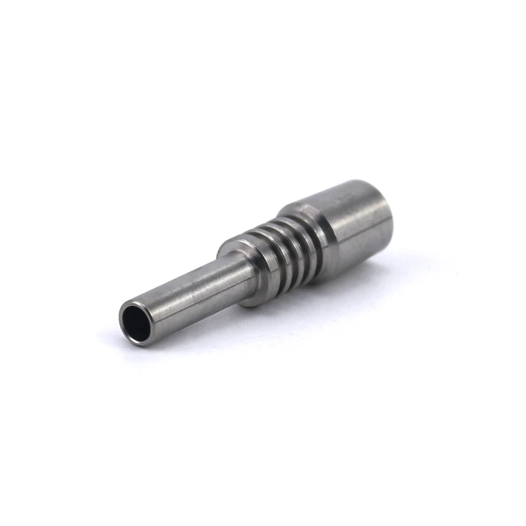 Лазерный допустимый титановый гвоздь с логотипом 10 мм для тупых держателей, аксессуары для курения сорняков, восковые курительные трубки
