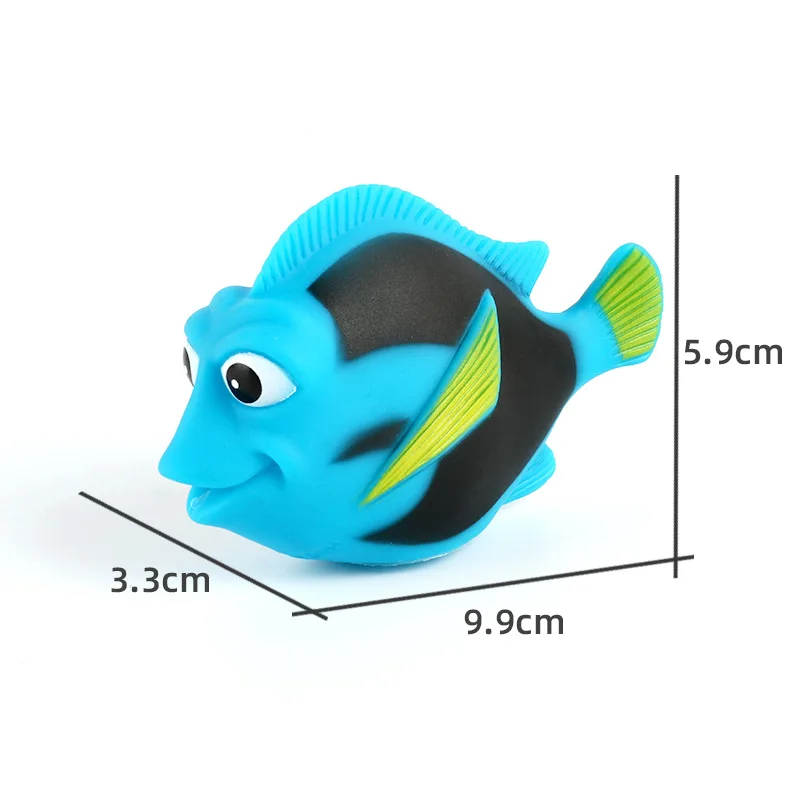Animal Fish Shape Bath Toys Floating Rubber Toys For Baby Swimming Funny Toy