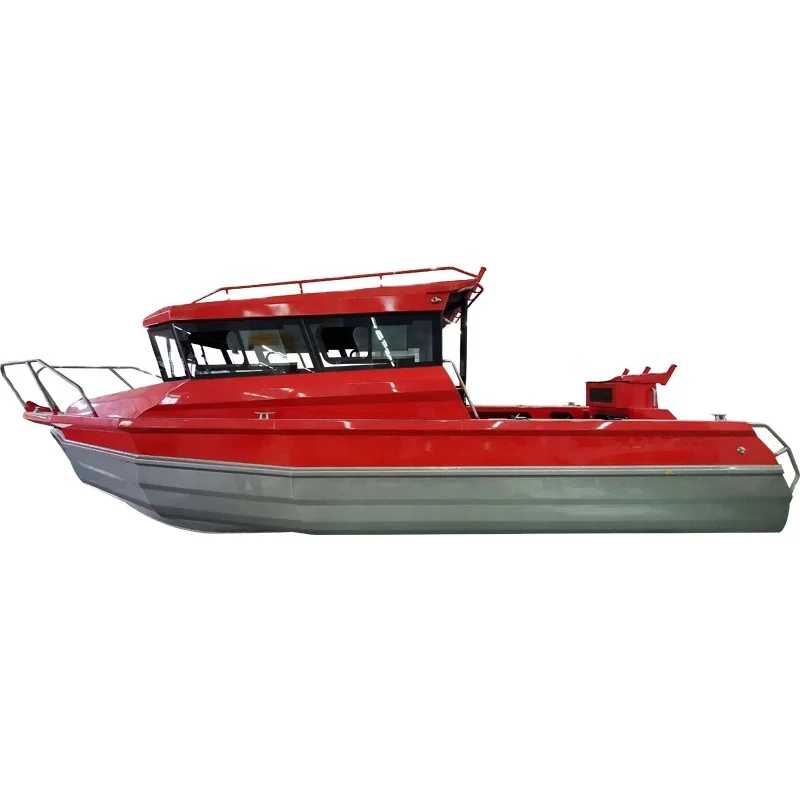 Cabin Yacht Fishing Boats for Sale V Hull Offshore Aluminum Luxury 7.5m 25ft Marine Grade Aluminum 5083 Outboard Powered 4 - 8m
