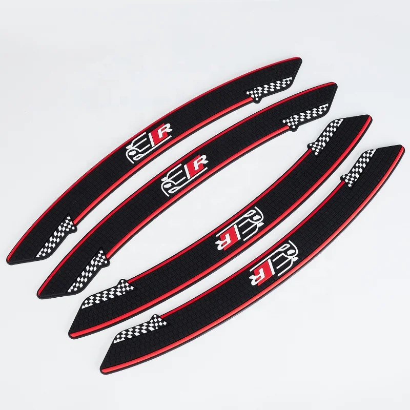 Universal car wheel eyebrow trim anti-collision car body protector