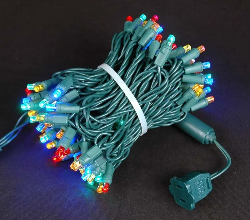 5mm White Wire LED Christmas Lights