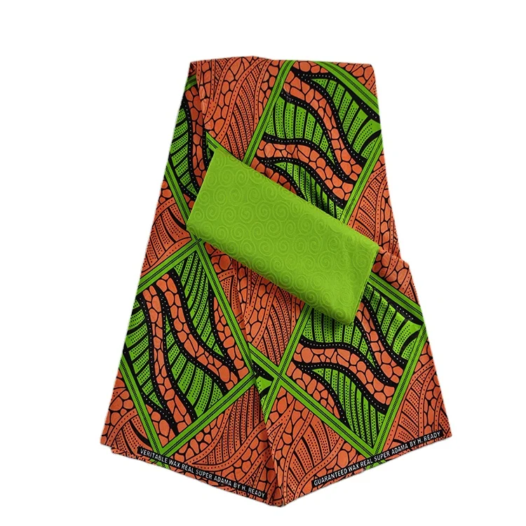 High quality Colorful Wax African Real Wax  Fabric Cotton Exclusive Soft Wax Fabric