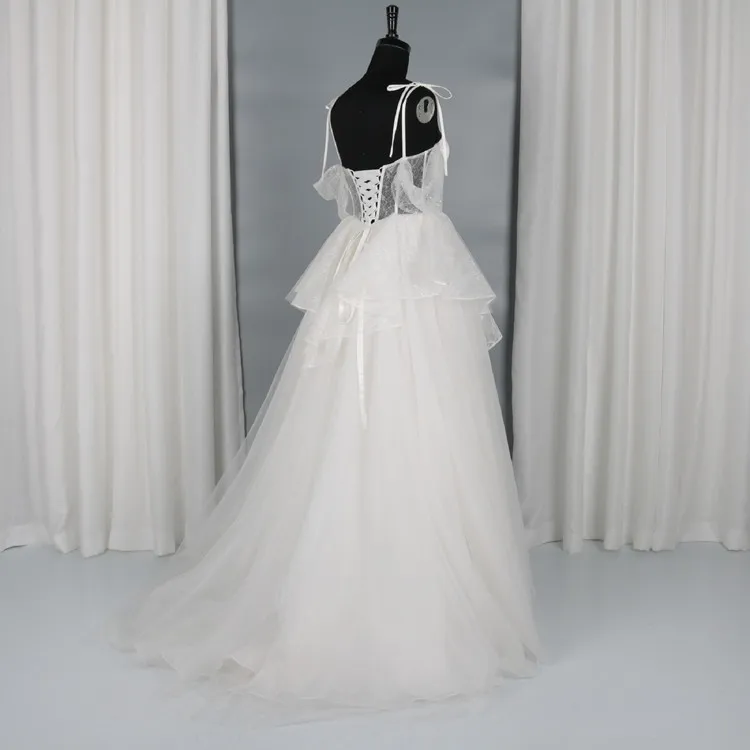 
High Quality Custom Sequined Dancing Lace Up Quinceanera Dress Ball Gowns Floor Length Wedding Dress 