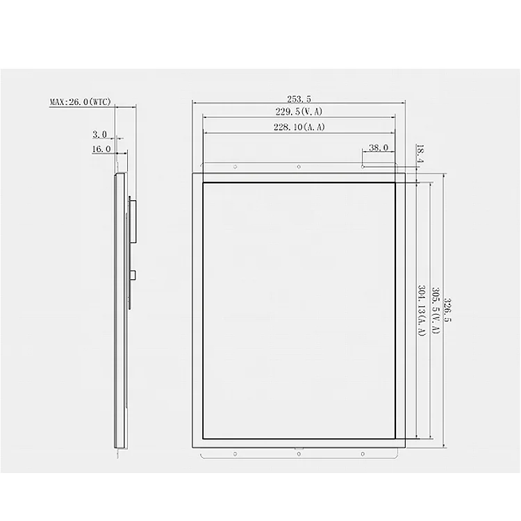 Elevator Hall Touch Screen Operation Panel Elevator COP LOP Panel Display