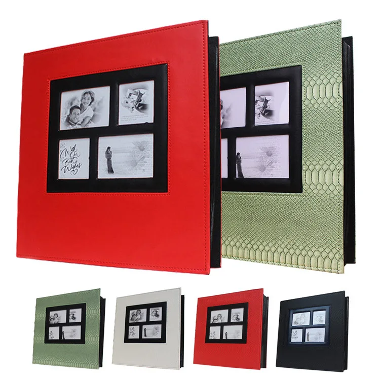 Photo Album 4x6 600 Photos Large Capacity Leather Cover Wedding Family Holds 600 Horizontal and Vertical Photos