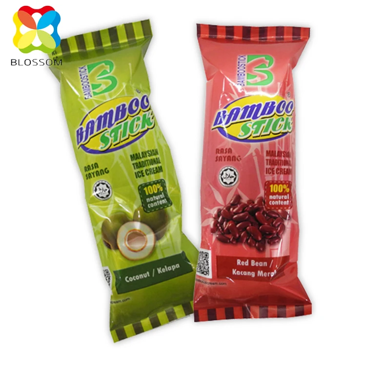 
Aseptic plastic frozen food bag for chocolate Ice cream packaging bag 