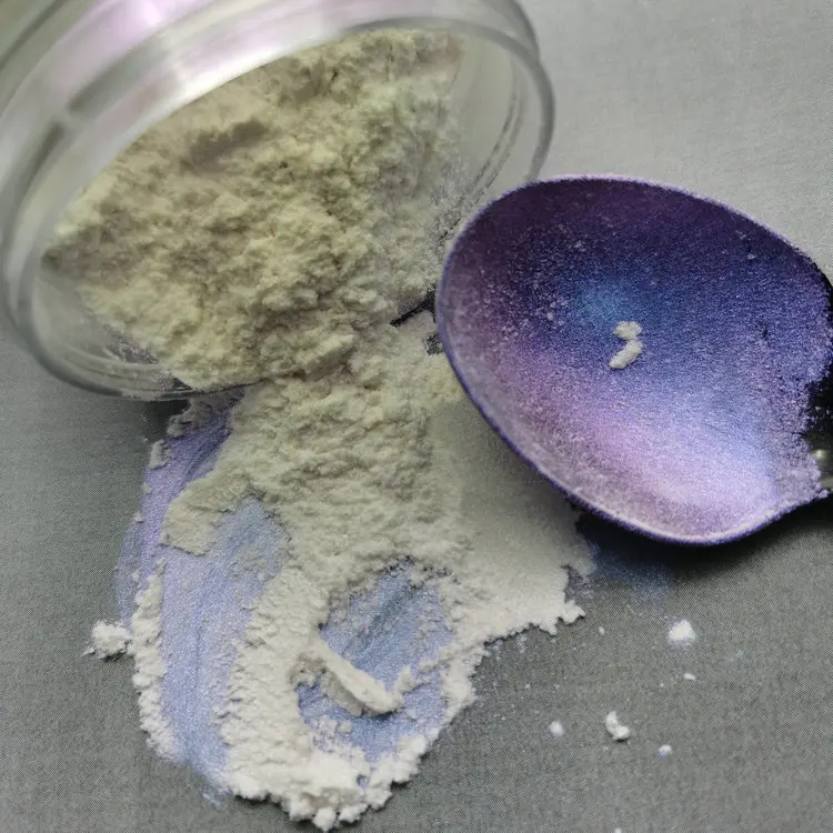 High Grade Mica Powder Blue Purple powder for Eye shadow Pearl Pigment