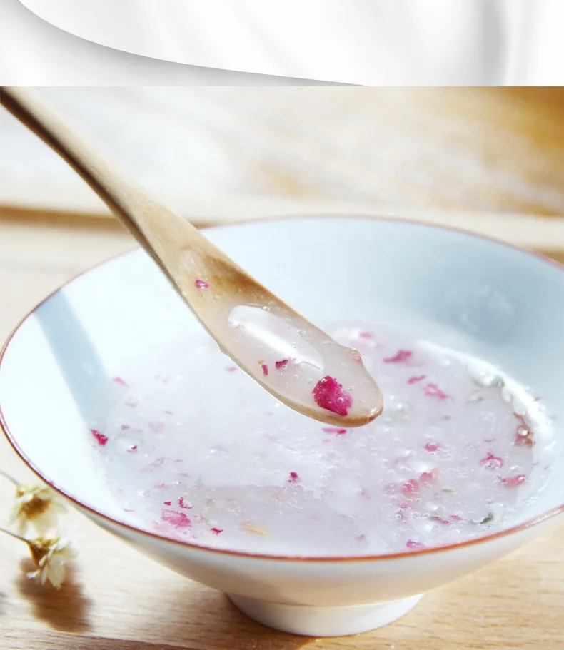 private label Natural Rose Petal Pink Face Jelly Whitening Peel Off Facial Soft Powder Mask