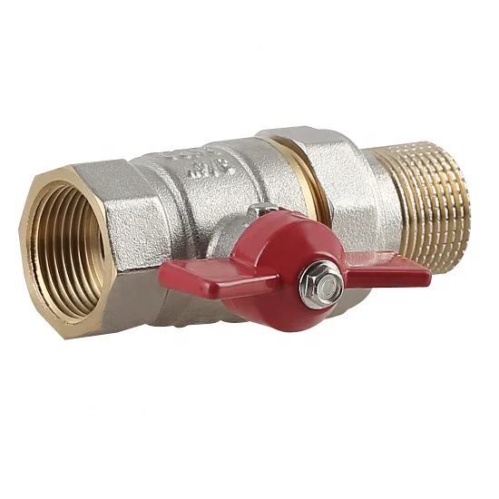 3/4 латунный шаровой клапан с ручкой-бабочкой