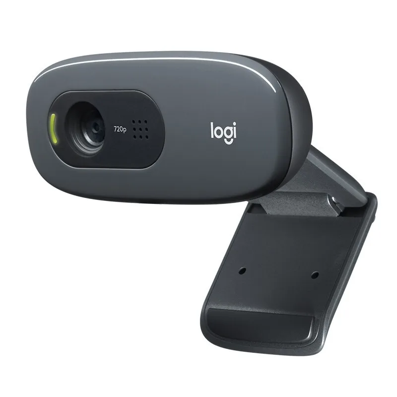 Оптовая продажа, HD-камера для компьютера Logitech C270/C270I (C505e), USB-флеш-накопитель, веб-камера для чата