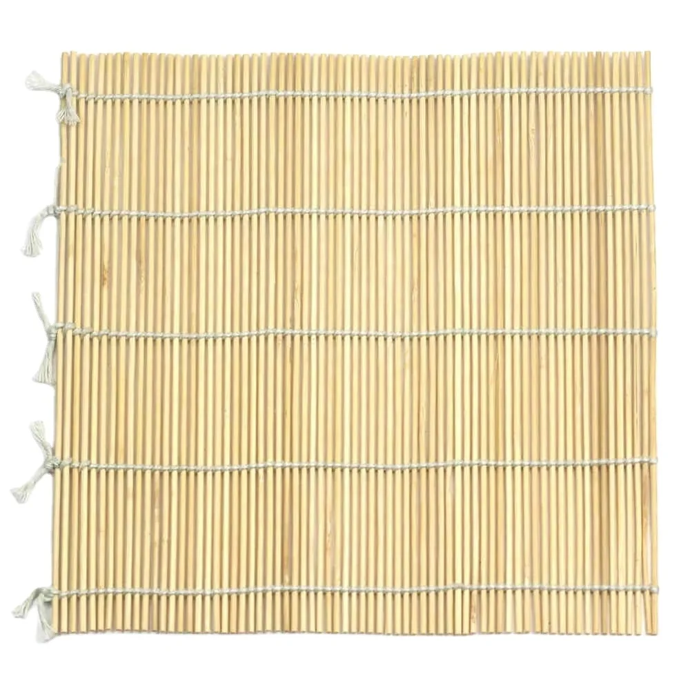 Japanese Bamboo Mat Green Color White Color Bamboo Sushi Rolling Mats bamboo rolling sushi