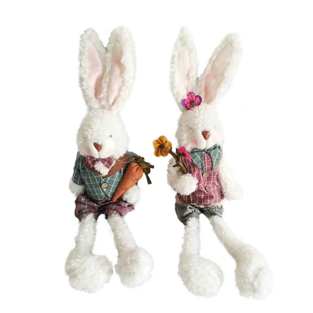 promotional gift bunny doll easter decoration easter bunny rabbit toy plush ornament