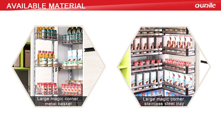 ChuZhiLe functional hardware series 2021 new Pantry launch unit linkage slide basket