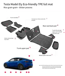 Full Set 2022 NEW Waterproof Car Mat Floor Mat For Tesla Model Y
