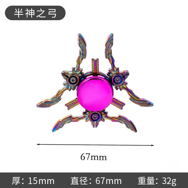 Fashion Cool Mini Creative Irritable Toy Keychain Hand Spiner