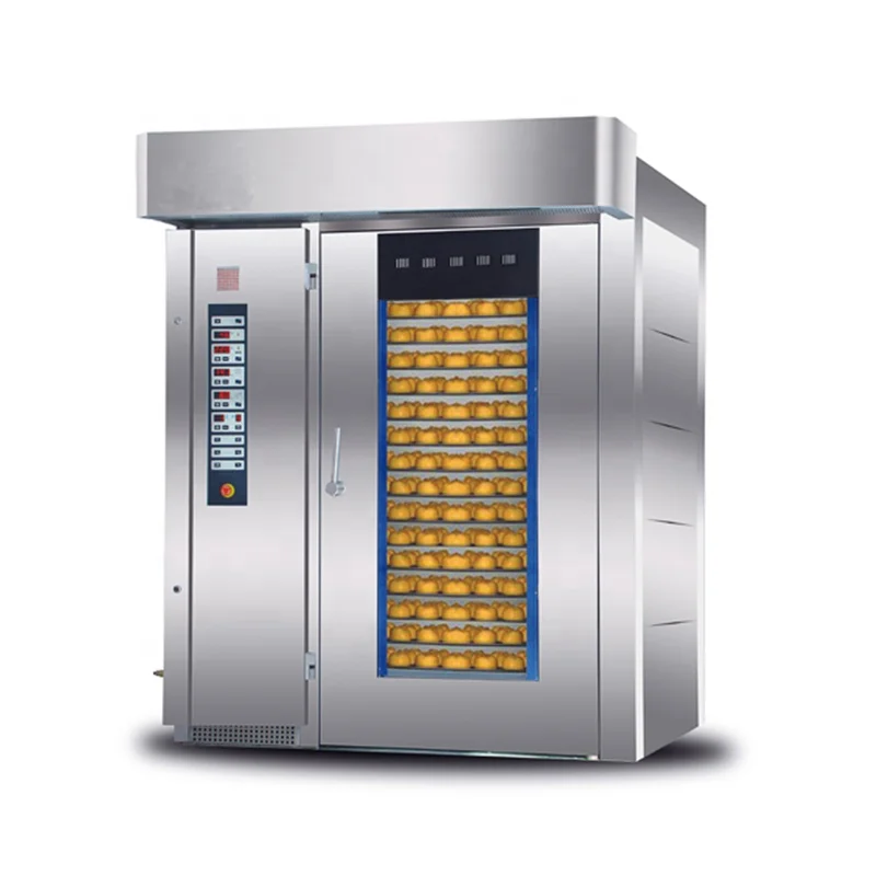 commercial rotary oven bakery for bun cake pizza bread making machine