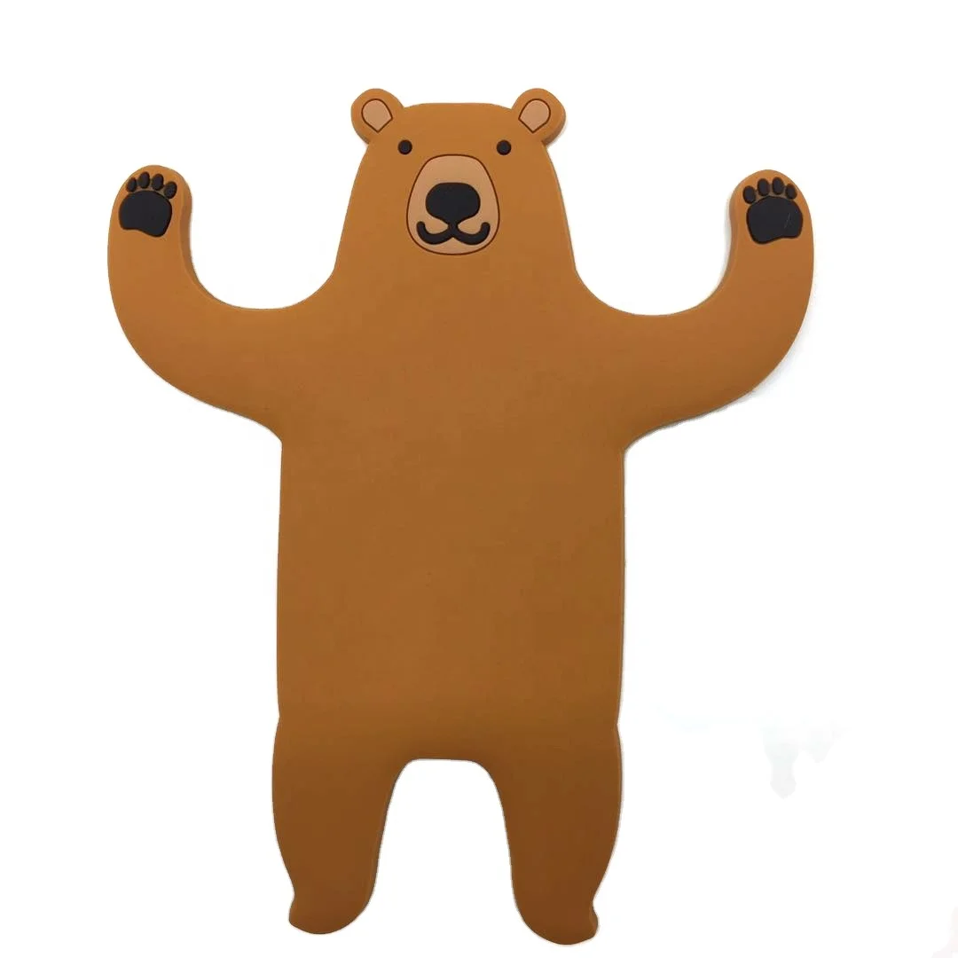 wholesale multifunction strong PVC sticky hook for bathroom animal face plastic adhesive wall hanger hooks