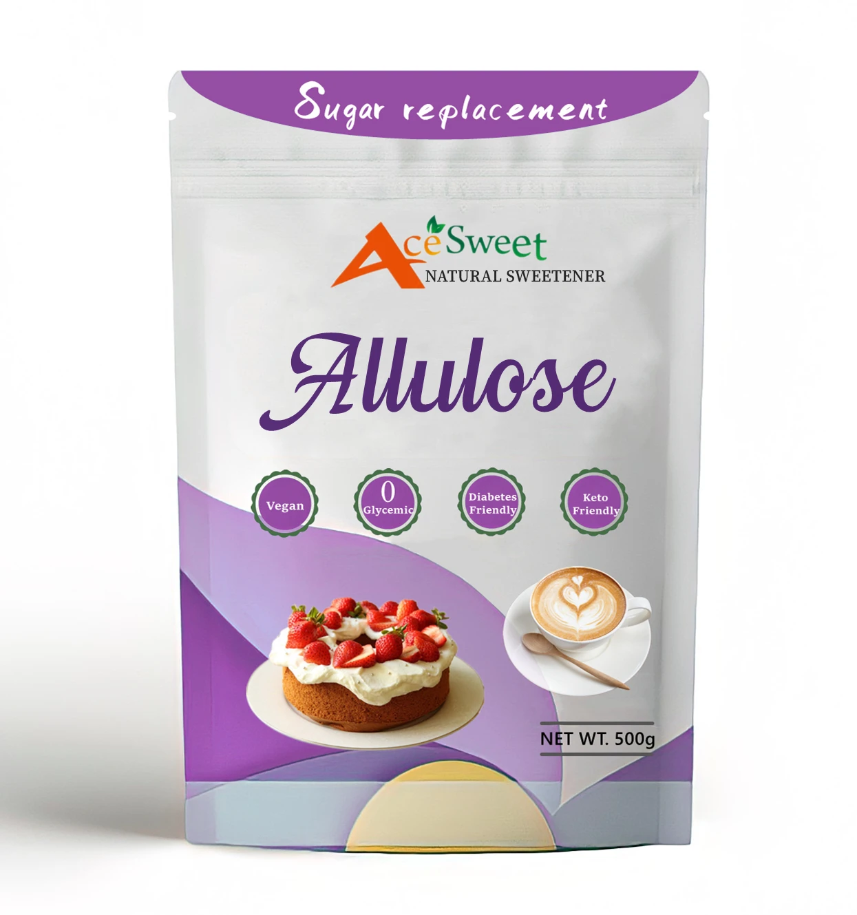Wholesale Price Allulose Powder Natural Pure Food Grade Alulose Sweetener Healthy Sugarless Allulose