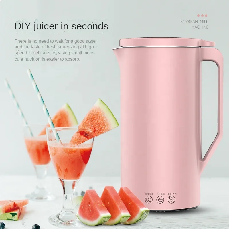 Multifunctional Household 304Stainless Steel High-Speed Motor Mini Blender Soy Milk Maker