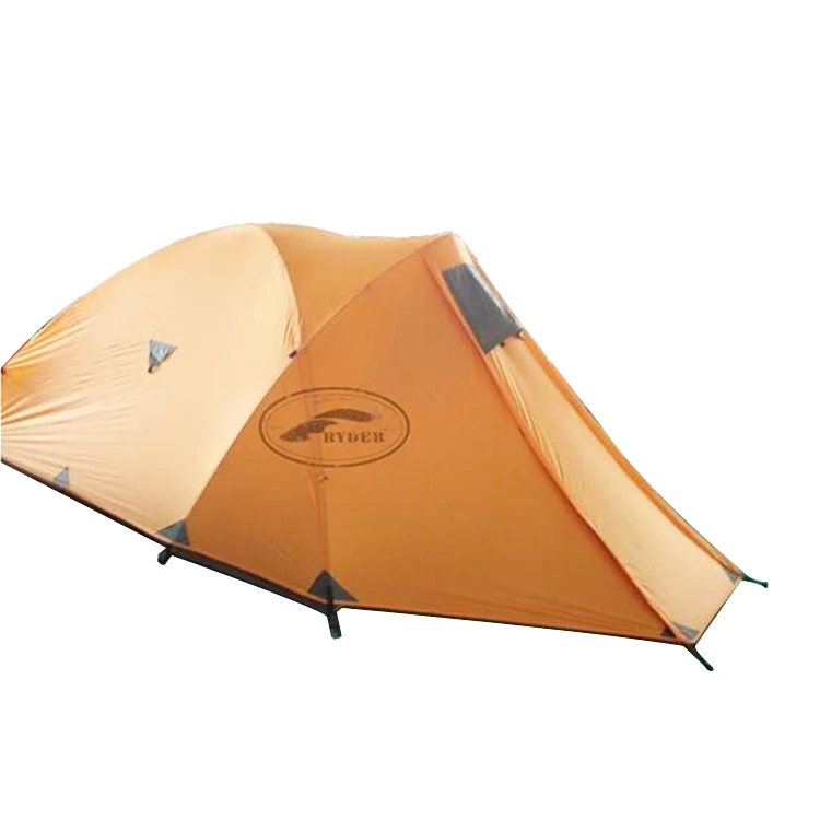 Outdoor Semi-Geodesic Easy Folding Camping Tent Backpacking Solution Double Layer 2-3 Person PFC Free Eco-Friendly High Tension