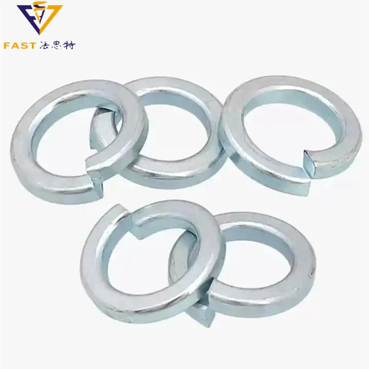 FAST China Manufacturer M3-M36 Spring Washers Carbon Steel Galvanized Metal Open Lock Washers DIN7980