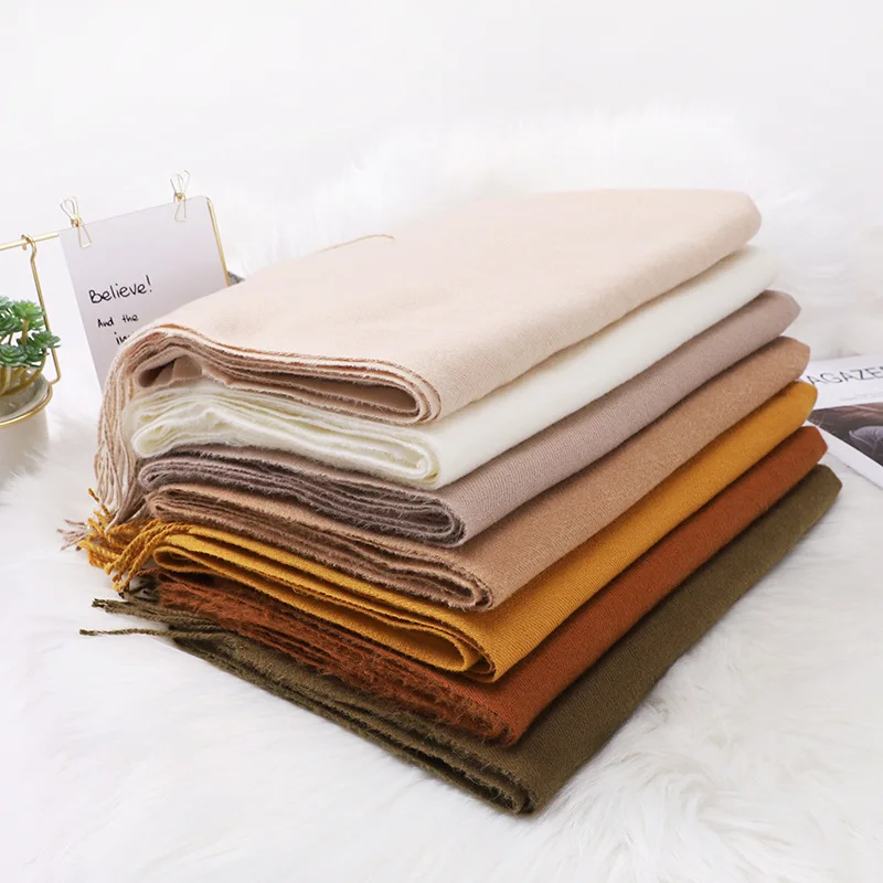 Custom made Comfortable in Black hijab scarf men Arabia Cashmere imitation Hot sales