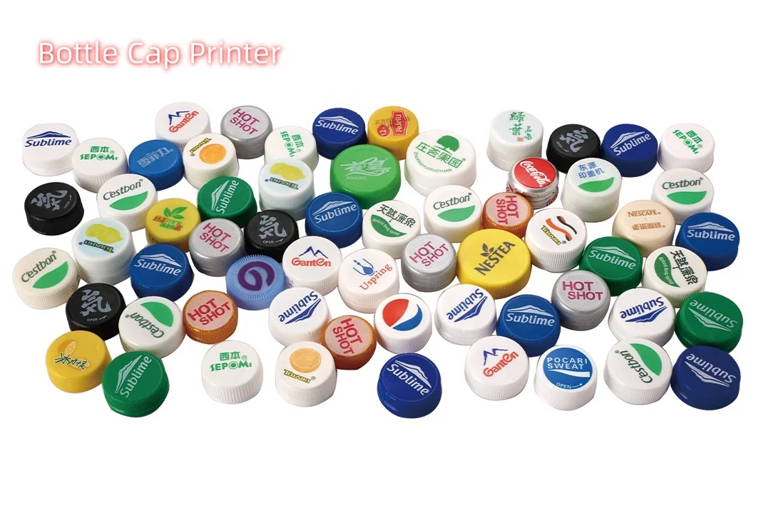 Offset Printing Machine for Plastic Bottle Cap with Automatic Cap Sorting and Feeding