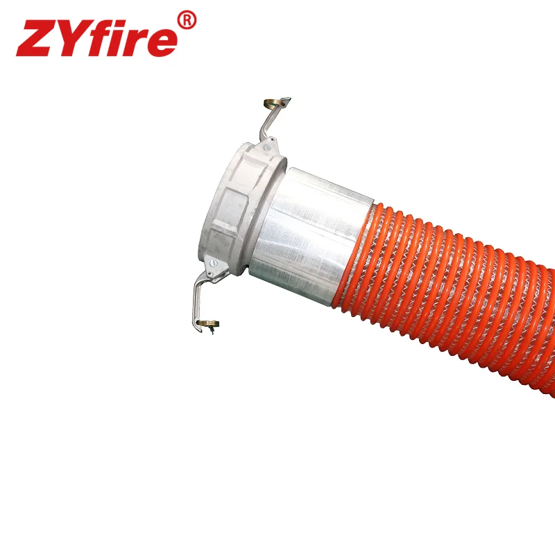 Гибкий питьевый усиленный всасывающий шланг ZYfire гофрированный ПВХ Richflex 10