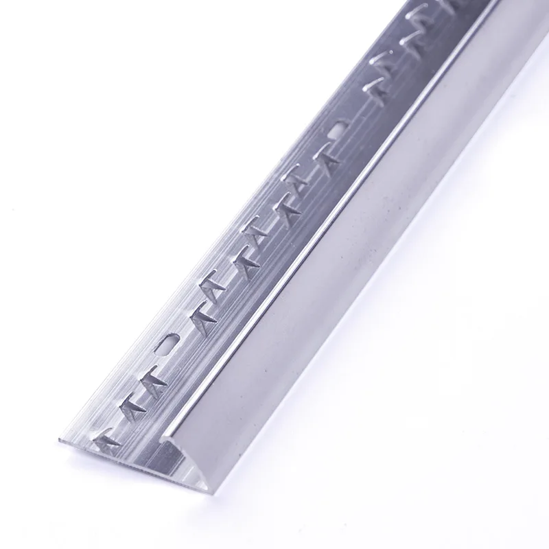 Foshan FSF Machine Pour Metal Threshold Silver Edge Tile Naplock Aluminum Round Oval Bar Carpet To Tile Trim