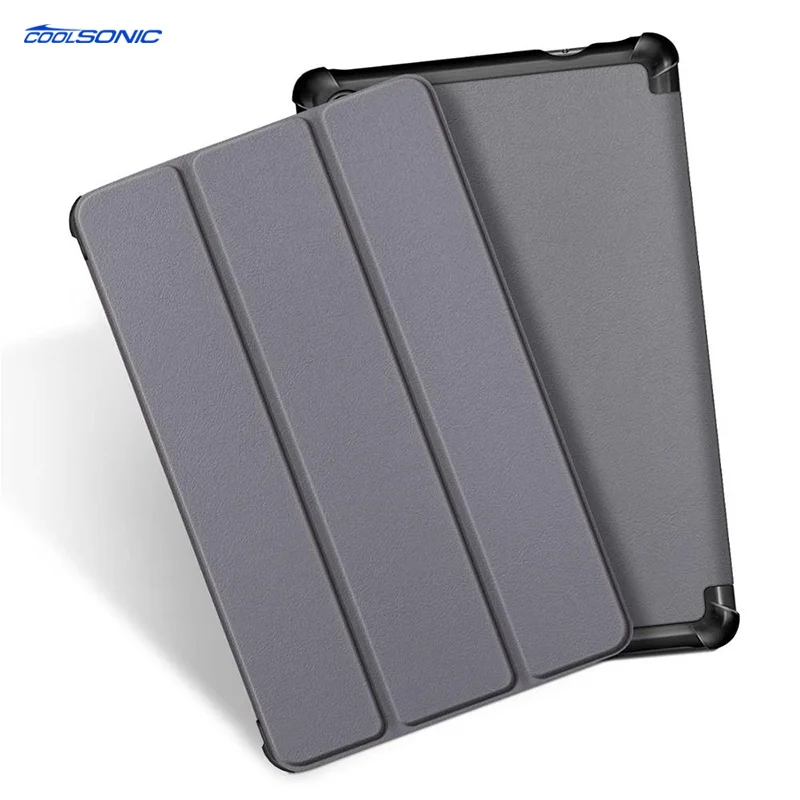 China Factory Classical Trifold Shockproof PC Leather Case Tablet For Lenovo Tab M10 HD(2nd Gen) TB-X306X/F