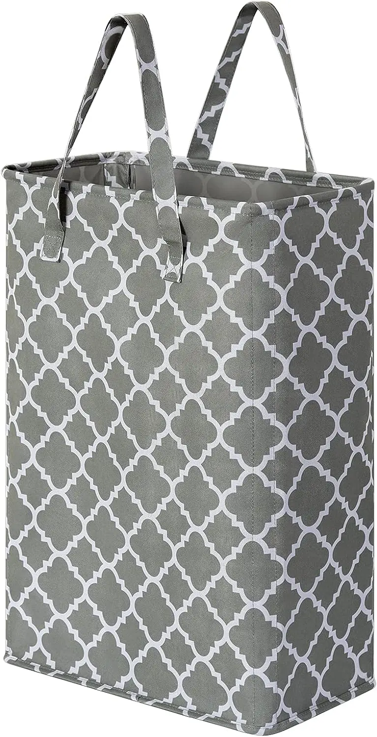 Capacity fabric  Rope Woven foldable cotton organizer laundry basket hamperwith lids  for baby blanket Storage