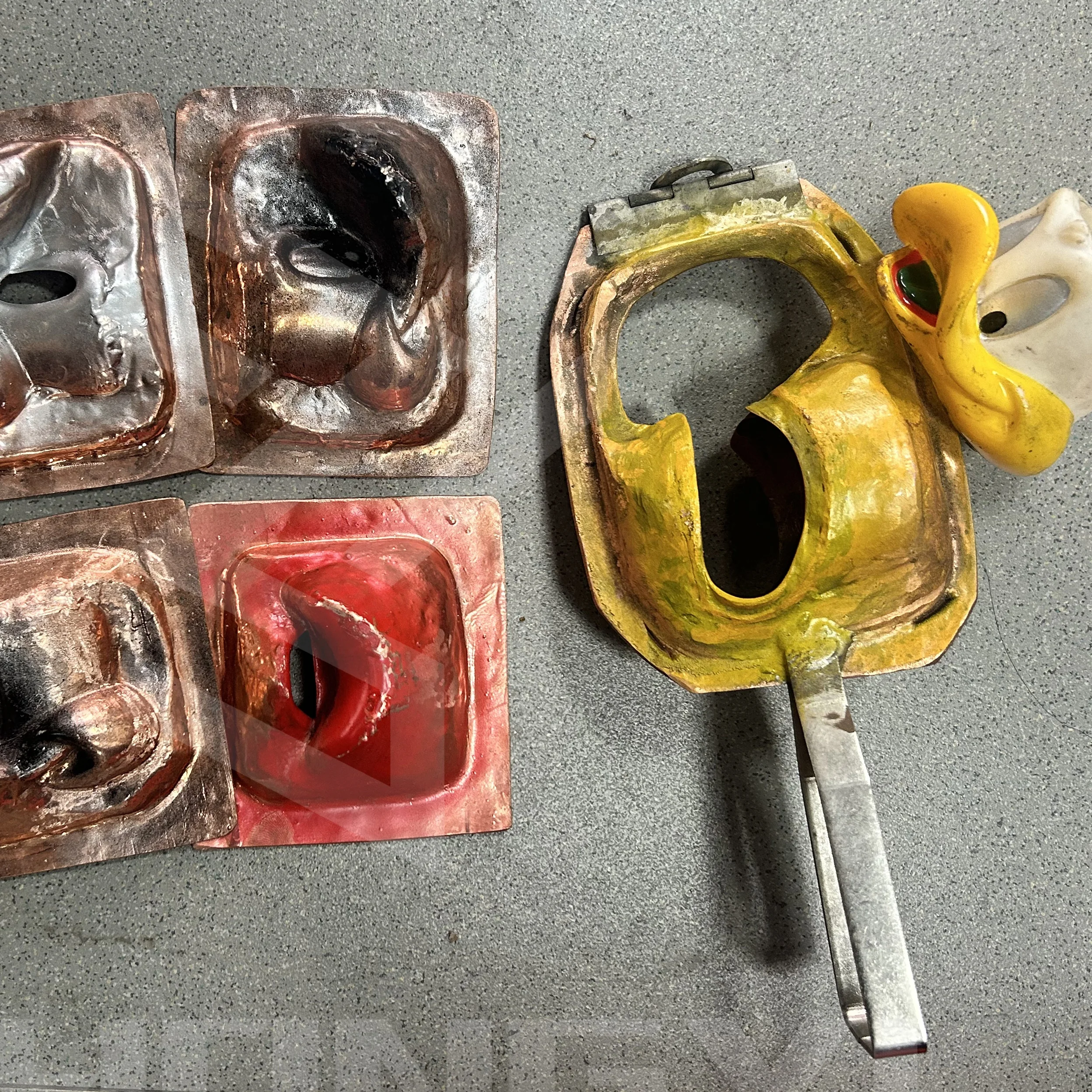 Soccer Duck Toys Reborn Doll Mannequin Jump Horse Ball Inflatable Animals Toy Molding