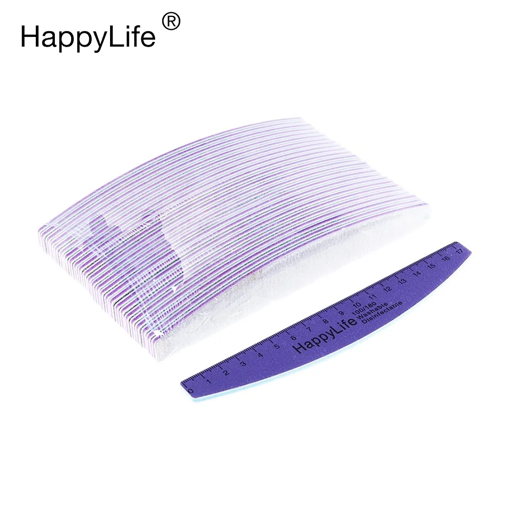 HappyLife Beauty Personal Care Sanding Beauty Tools Pedicure Acrylic Nail Kit Emery Board Lime 100/180 Nail Filer