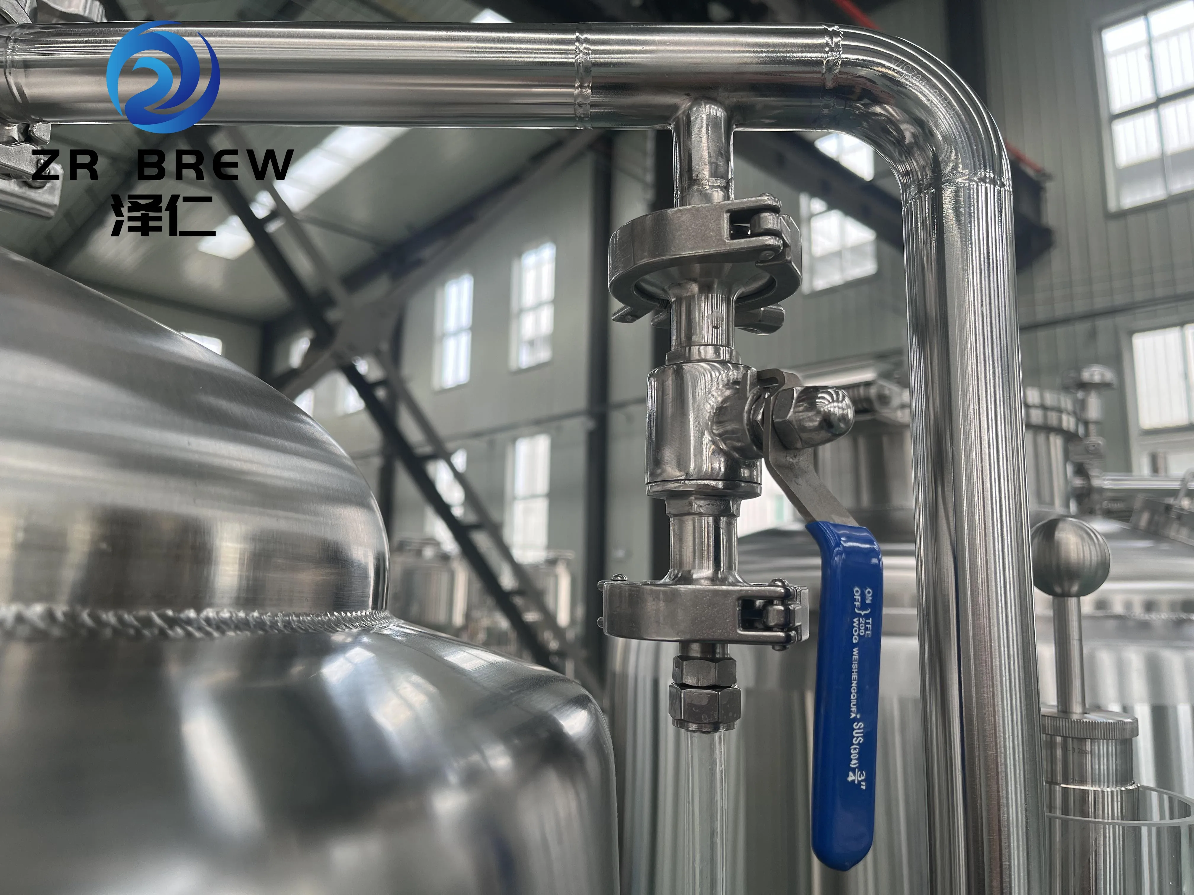 300l zeren tank inox large food grade almnium sparkling wine fermentation tank