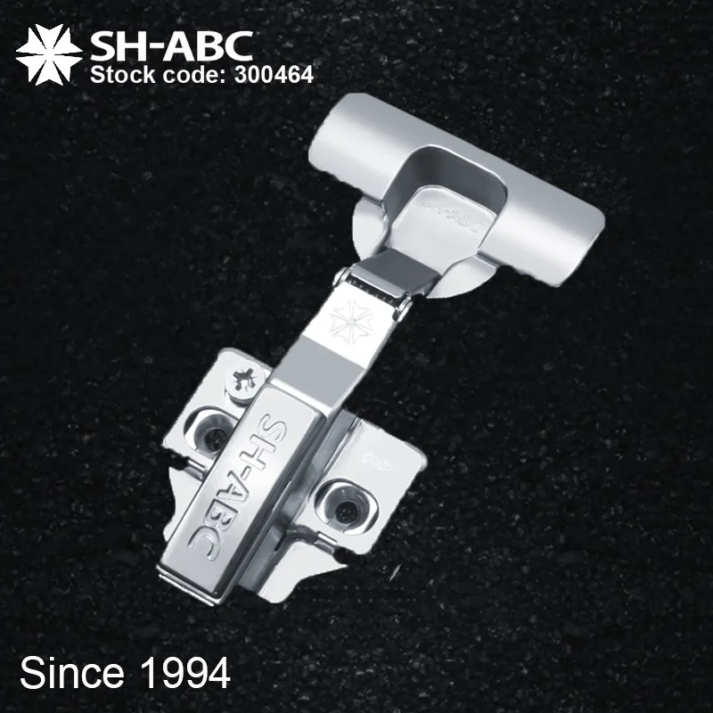 SH-ABC two way small micro angle integrated damper soft close cabinet furniture hinge M06A/B/C-3D