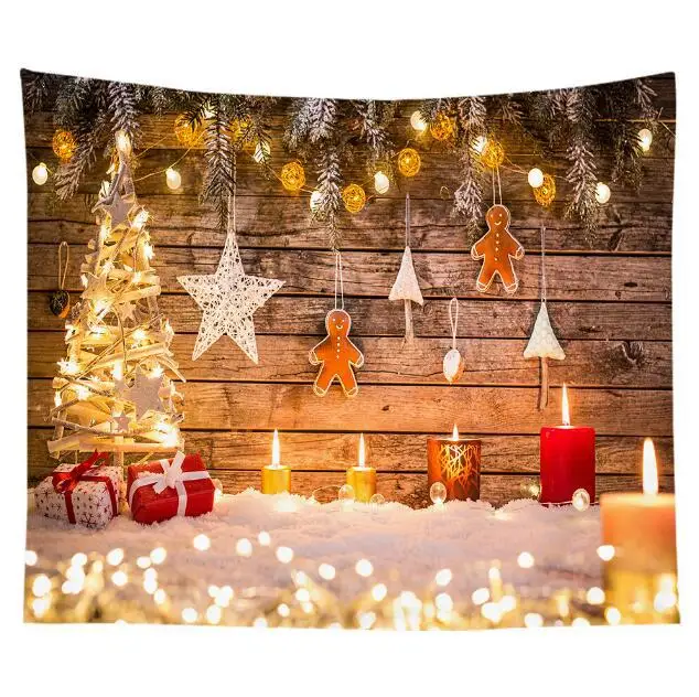 Custom Christmas Day Tapestry Wall Hanging 3D Digital Printed Decoration Room Wall Tapestry Wholesale Tapestry 73*95 cm