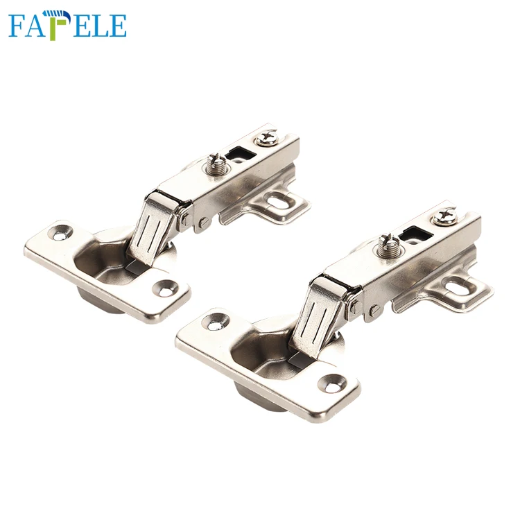 35mm 2 Hole Furniture Hinge Iron Material Normal Hinges Straight Style Cabinet Hinge