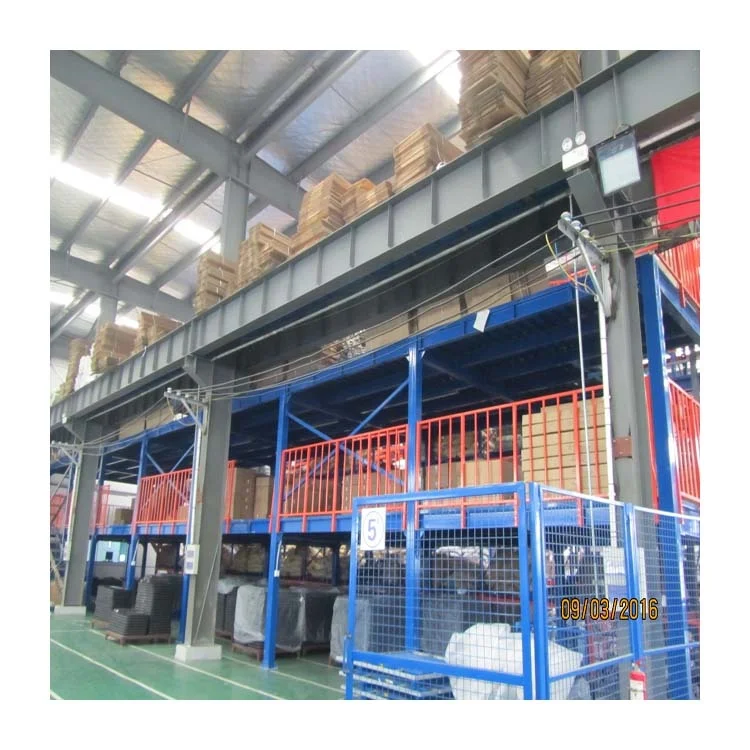 Customized warehouse Heavy Duty Steel Storage Platform Mezzanine Floor Rack System