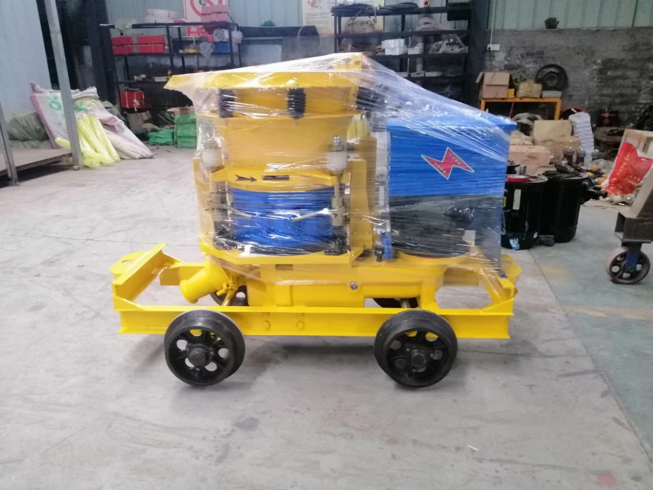 shotcrete machine for construction shotcrete with pump machine mini concrete pump trade guniting machine with compressor